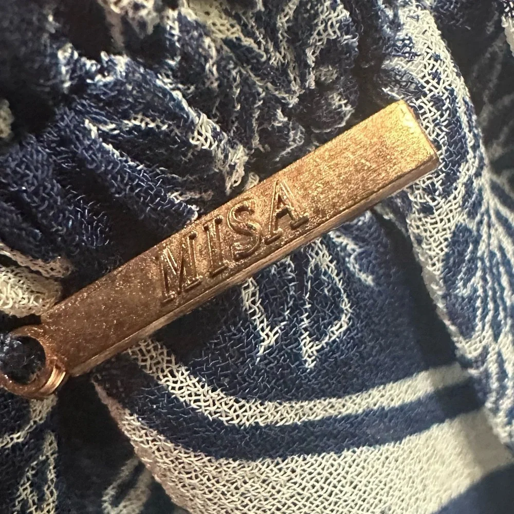 Misa Los Angeles KLEID EZRI One-Shoulder Floral Tiered Dress 100% Viscose - Picture 14 of 15